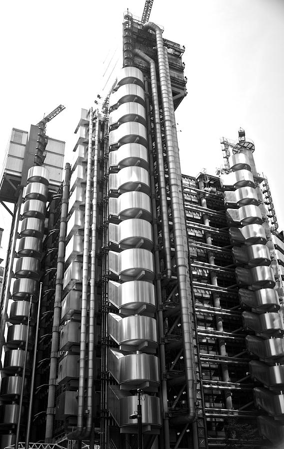 Lloyds of London Steel Building Photograph by Venetia Featherstone-Witty