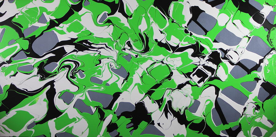Lime Verve Painting by Madeleine Arnett