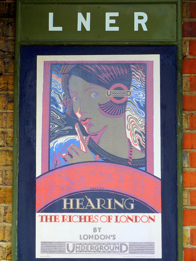 LNER Hearing the Riches of London Poster Photograph by Gordon James