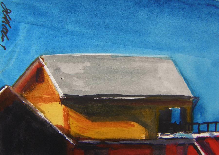 Loading Dock Rear of Barn Painting by John Williams