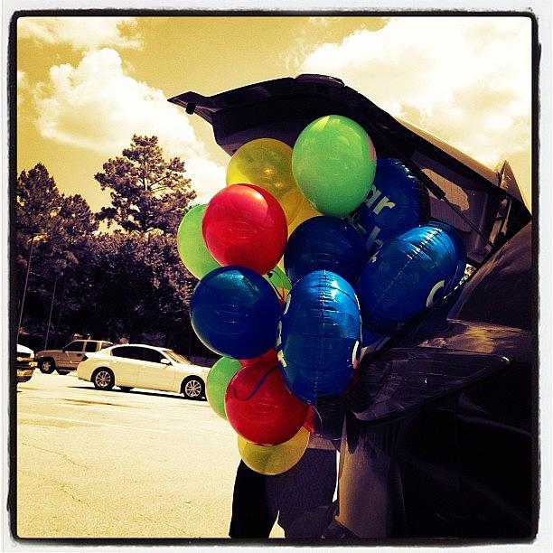 Balloons Photograph - Loading Up by Lynda Harrison