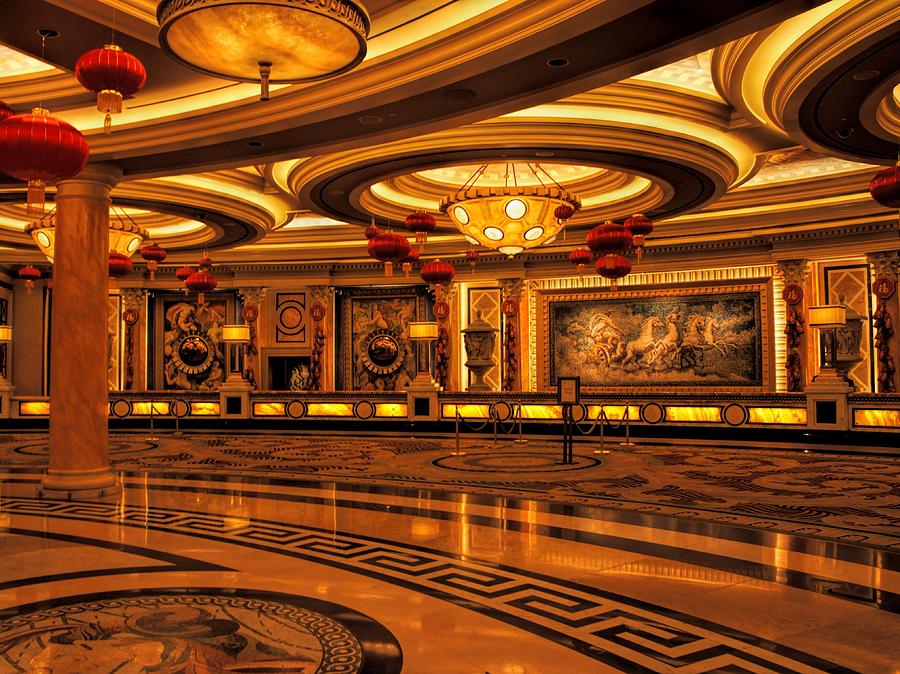 Lobby of Caesars 2  Photograph by Jenny Hudson
