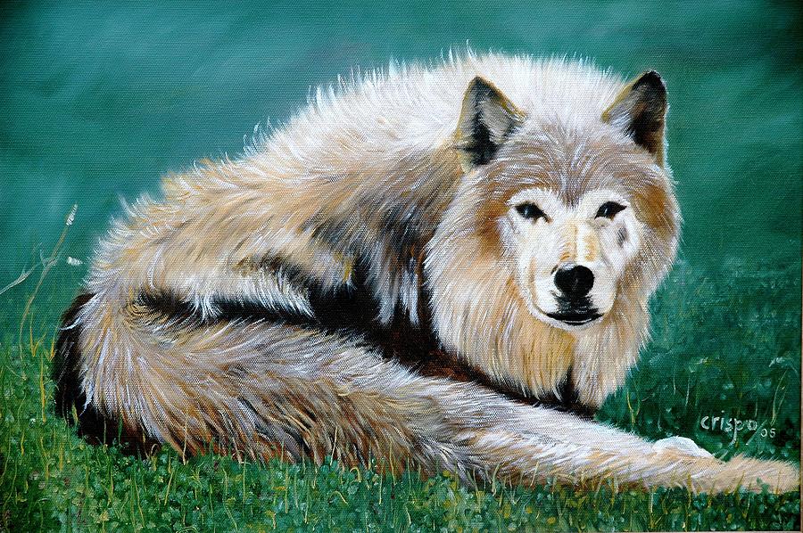 Lobo Painting by Jean Yves Crispo