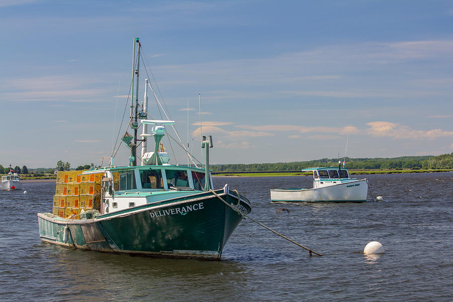 Lobster Boat Deliverance  Photograph by Kirkodd Photography Of New England