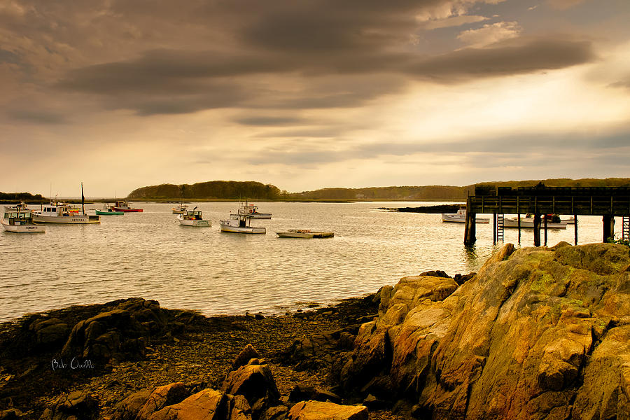 Inspirational Photograph - Lobster Boats Cape Porpoise Maine by Bob Orsillo