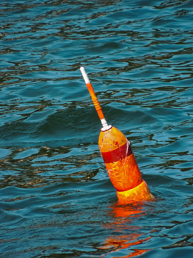 Lobster Buoy Photograph by Robert Mitchell
