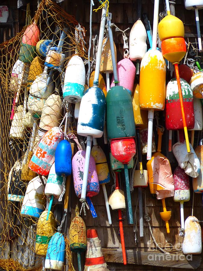 Lobster Buoys by Christine Stack Lobster Buoys by Christine Stack