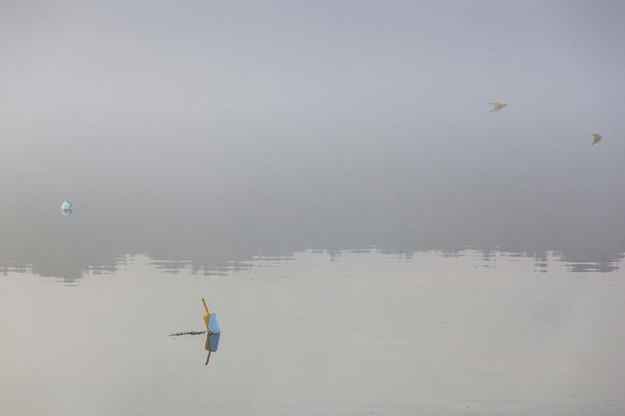 Lobster Buoys In Summer Fog, Annisquam Photograph by Panoramic Images