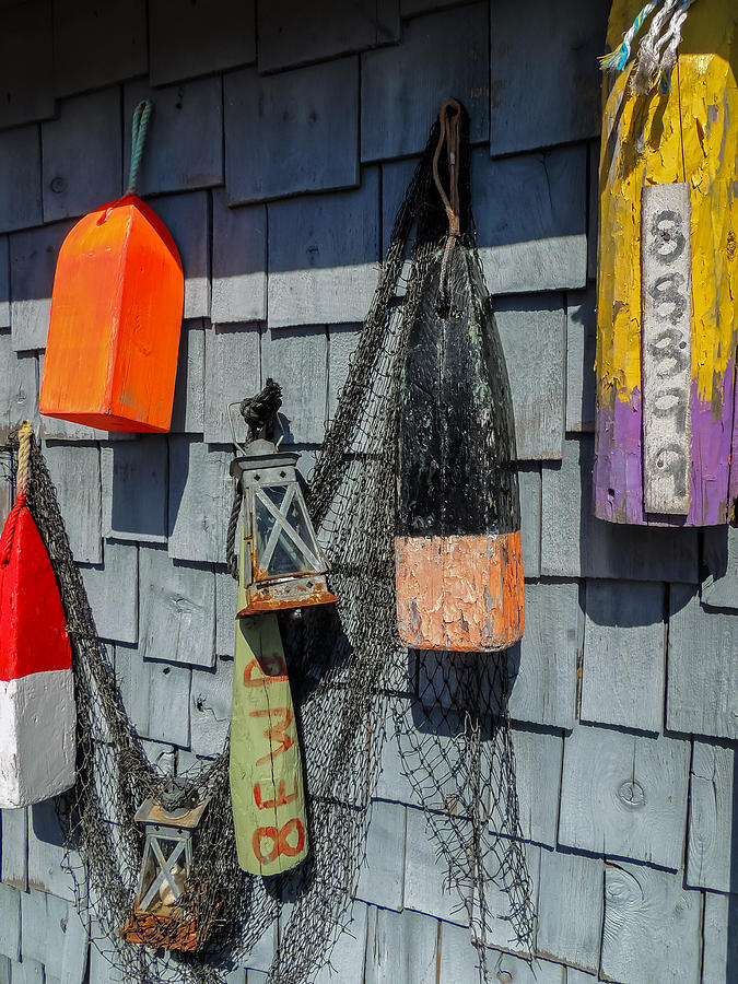 Lobster Buoys Photograph by Robert Mitchell