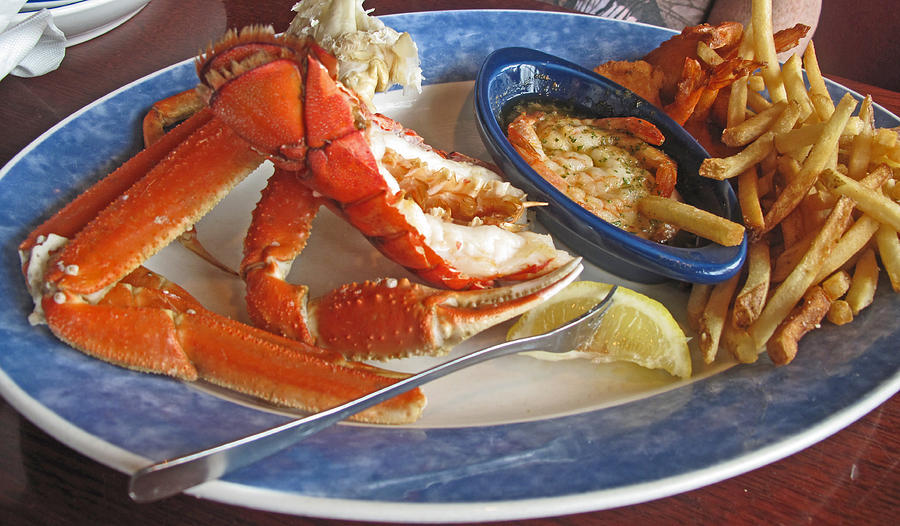Lobster Tail and Crab Legs Photograph by Barbara McDevitt