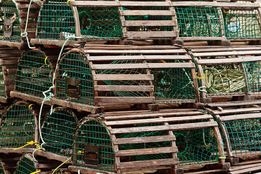 Lobster Traps Photograph by Ben Graham