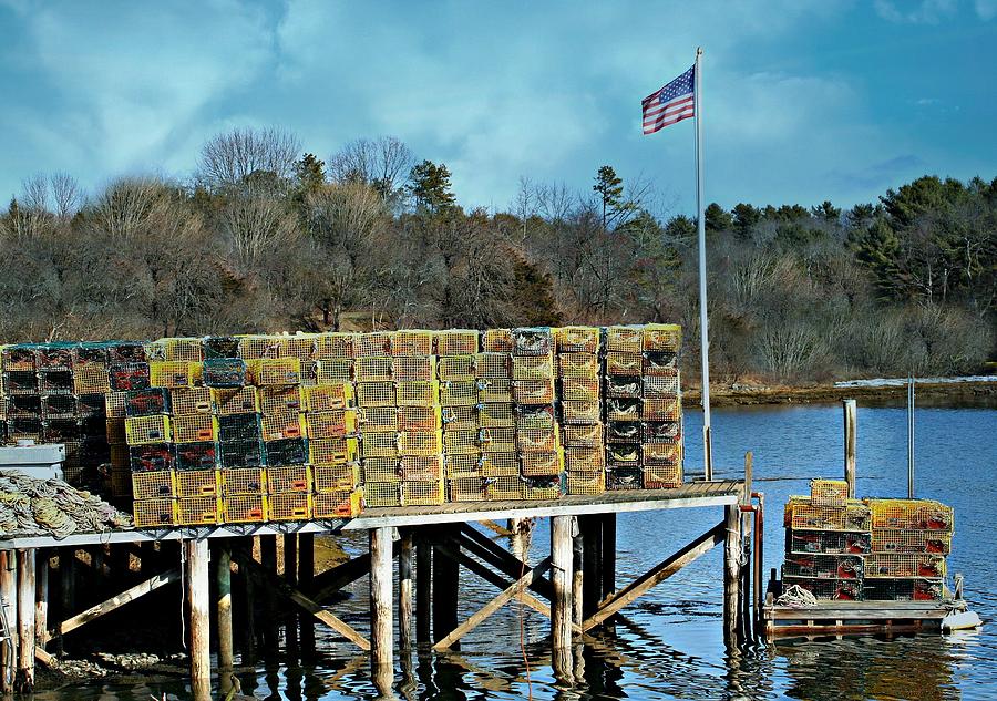 Lobster Traps Off Season Photograph by Barbara S Nickerson