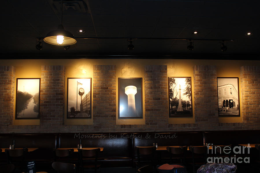 Local Artwork Feature at Jasons Deli Photograph by Kathy  White