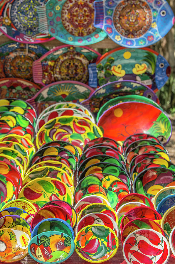 Mayan Photograph - Local Wares For Sale At Historic Mayan by Jerry Ginsberg
