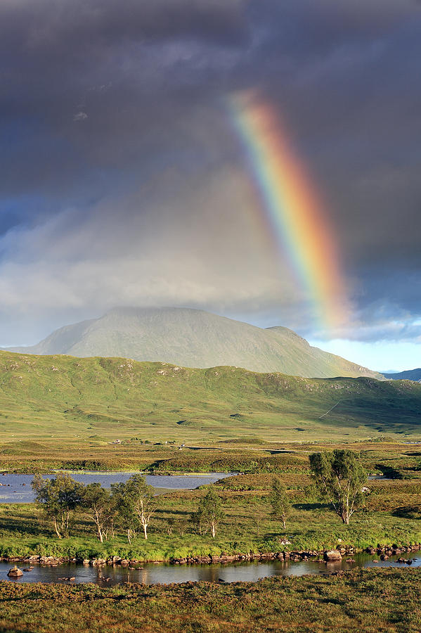 Loch Ba Rainbow Photograph by Grant Glendinning