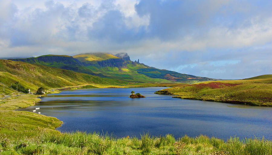 Loch Fada to the Storr Photograph by Chris Thaxter