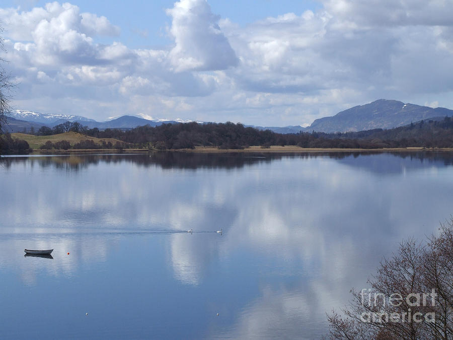 Loch Insh Photograph - Loch Insh - Spring reflections by Phil Banks