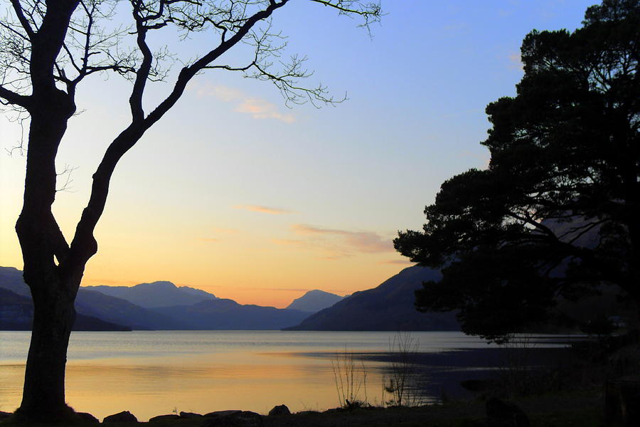 Sunset Photograph - Loch Lomond Sunset by Angel One