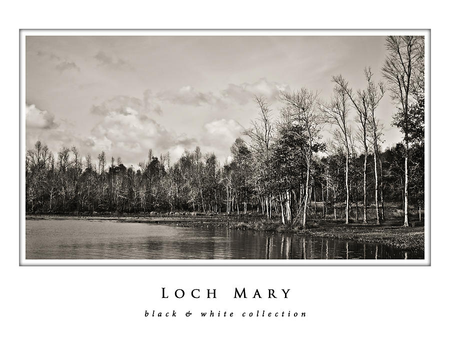 Loch Mary  black and white collection Photograph by Greg Jackson