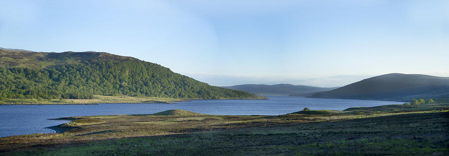 Loch Naver Panorama in the Highlands of Scotland Photograph by Sally Ross