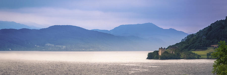 Loch Ness and Urquhart Castle Photograph by Veli Bariskan