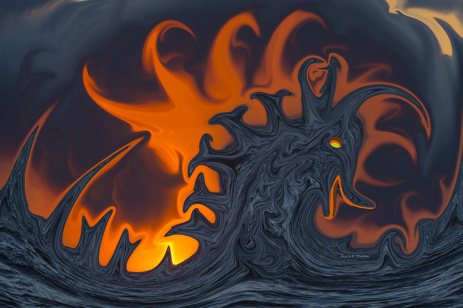 Loch Ness Monster Digital Art by Angela Stanton