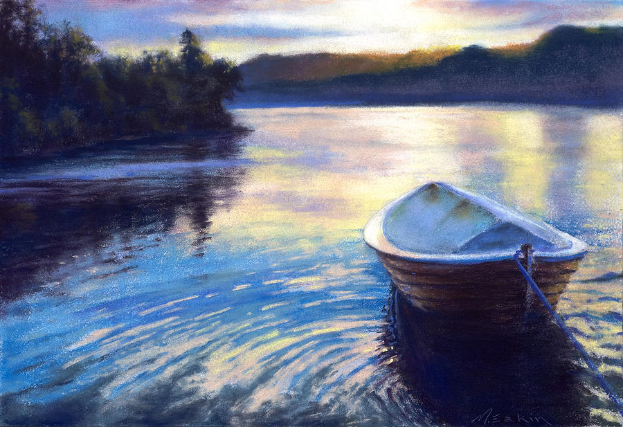 Loch Ness Morning Painting by Marjie Eakin-Petty