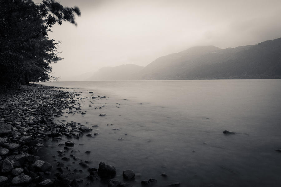 Mountain Photograph - Loch Ness Shore by Chris Dale
