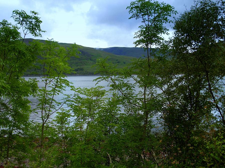 Loch Ness Through the Trees Photograph by Joan-Violet Stretch