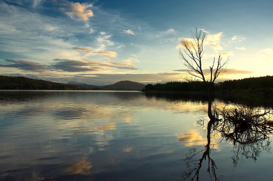 Loch Rannoch Relflections Photograph by Stephen Taylor