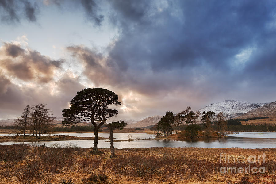 Sunset Photograph - Loch Tulla by Rod McLean