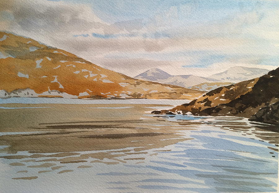 Loch Halladale Painting by Robert Fugate