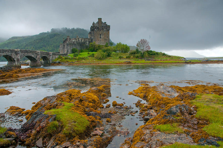 Castle Photograph - Lochs in the Mist by Jim Southwell
