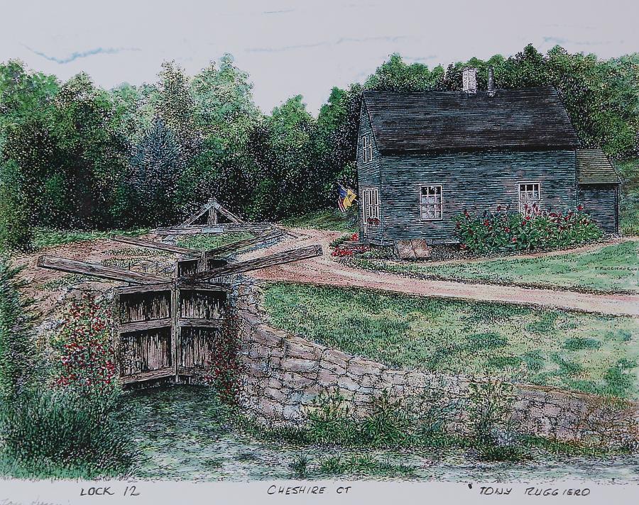 Lock 12 Color Painting by Tony Ruggiero