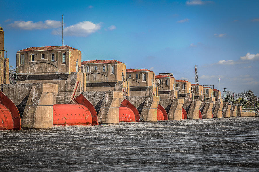 Lock and Dam  Photograph by Ray Congrove
