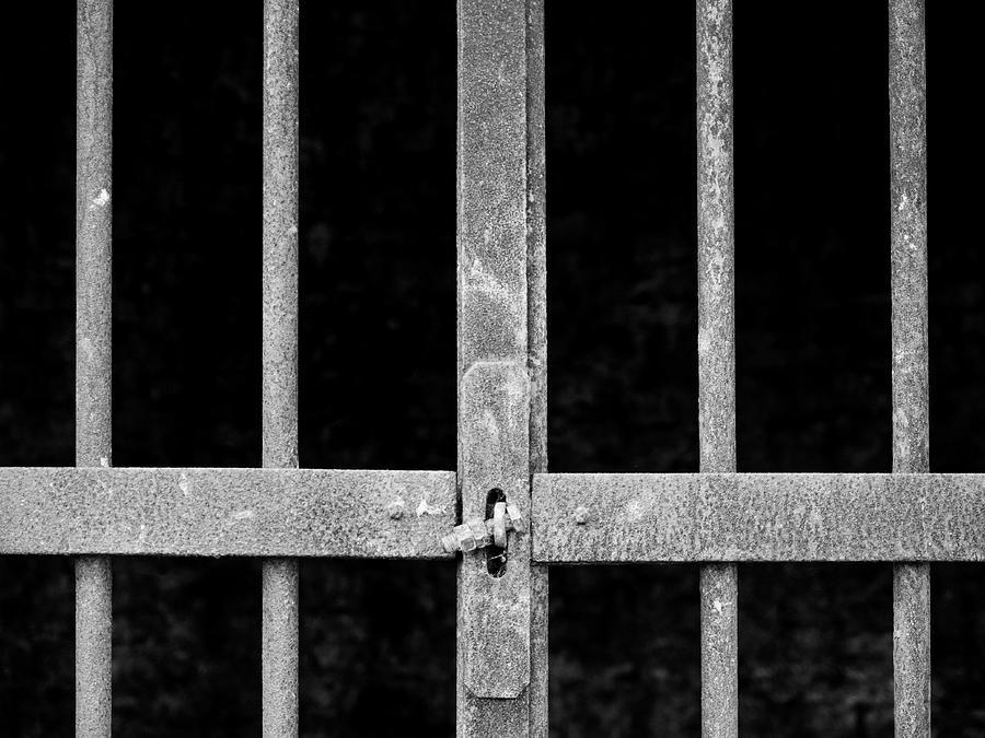 Locked Metal Grill Photograph by Wladimir Bulgar/science Photo Library ...