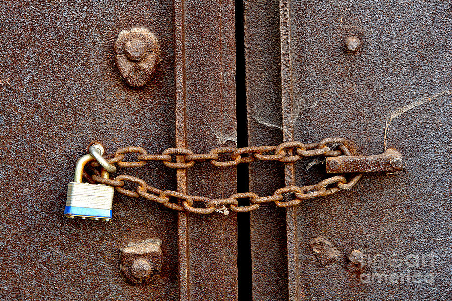 Locked Photograph by Olivier Le Queinec