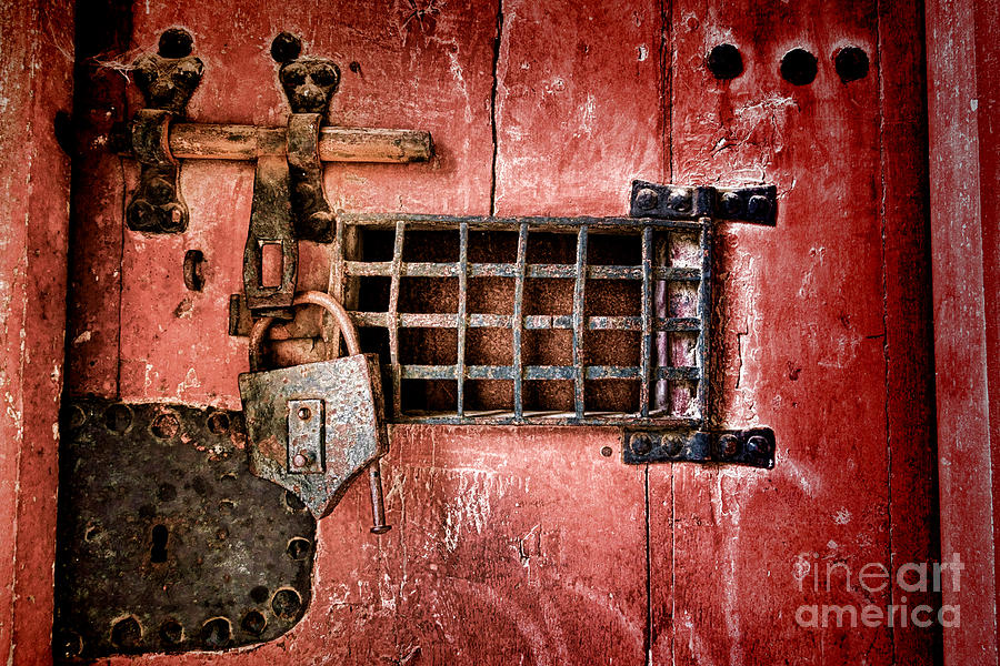 Dungeon Photograph - Locked Up by Olivier Le Queinec