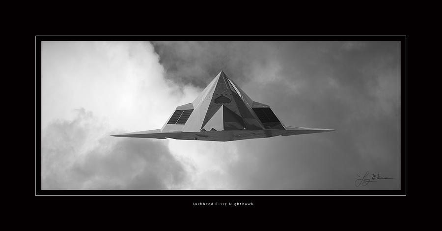 Airplane Photograph - Lockheed F-117 Nighthawk by Larry McManus