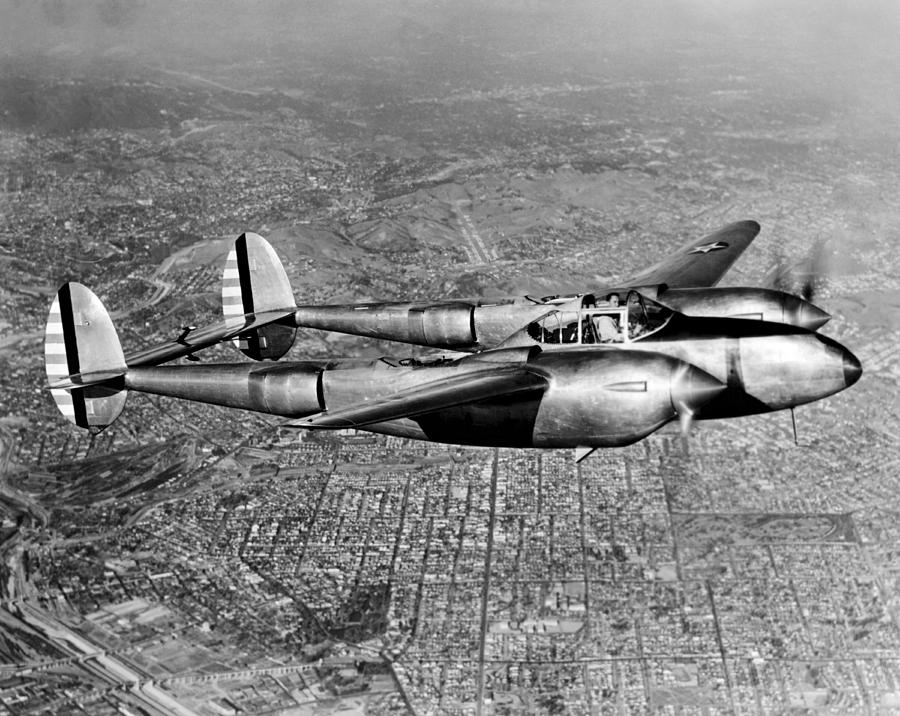 Lockheed P-38 Lightning Fighter Photograph by Underwood Archives