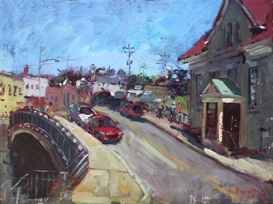 Lockport City Painting by Ylli Haruni