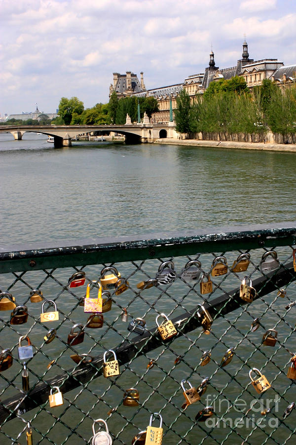 Locks of Love in Paris Photograph by Carol Groenen