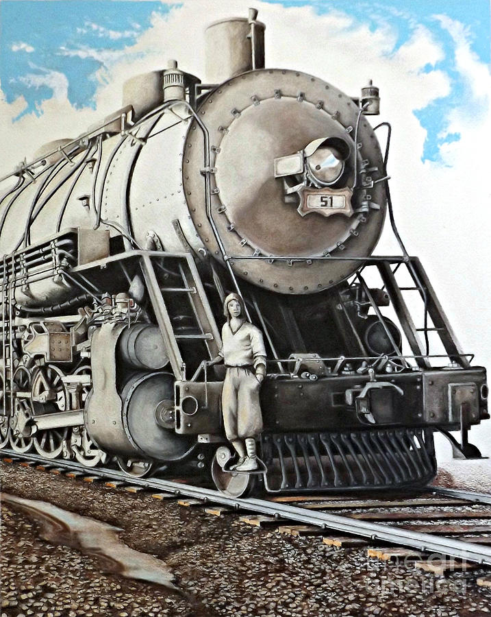 Locomotion 1927 Drawing by David Neace
