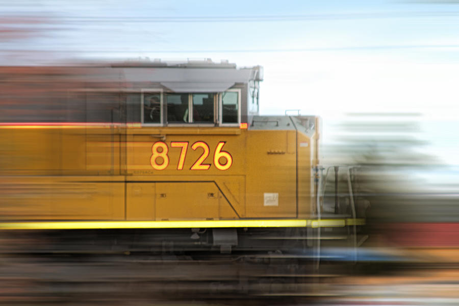Train Photograph - Locomotive by Audreen Gieger