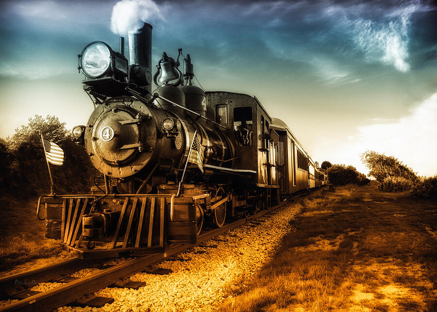 Train Photograph - Locomotive Number 4 by Bob Orsillo