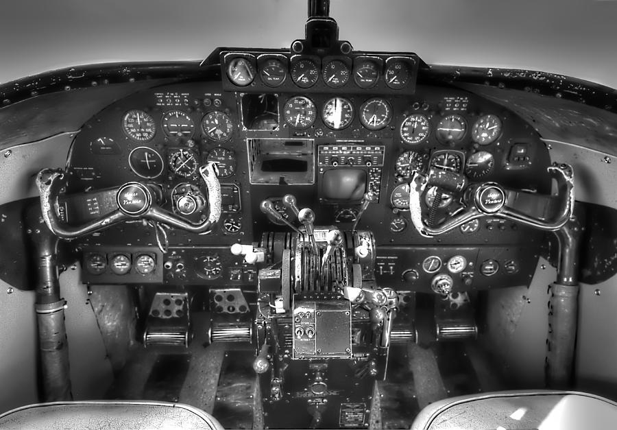 Lodestar Cockpit Photograph by Tim Stanley