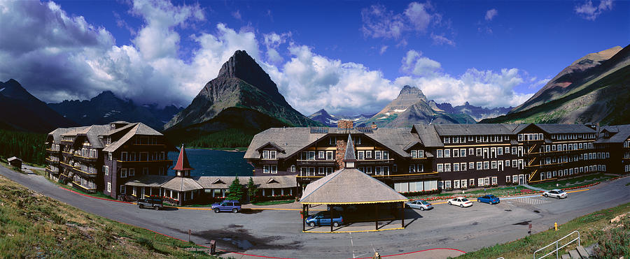 Lodge At Many Glacier, Glacier National Photograph by Panoramic Images