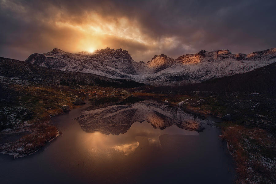 Mountain Photograph - Lofoten Mountains by Inigo Cia