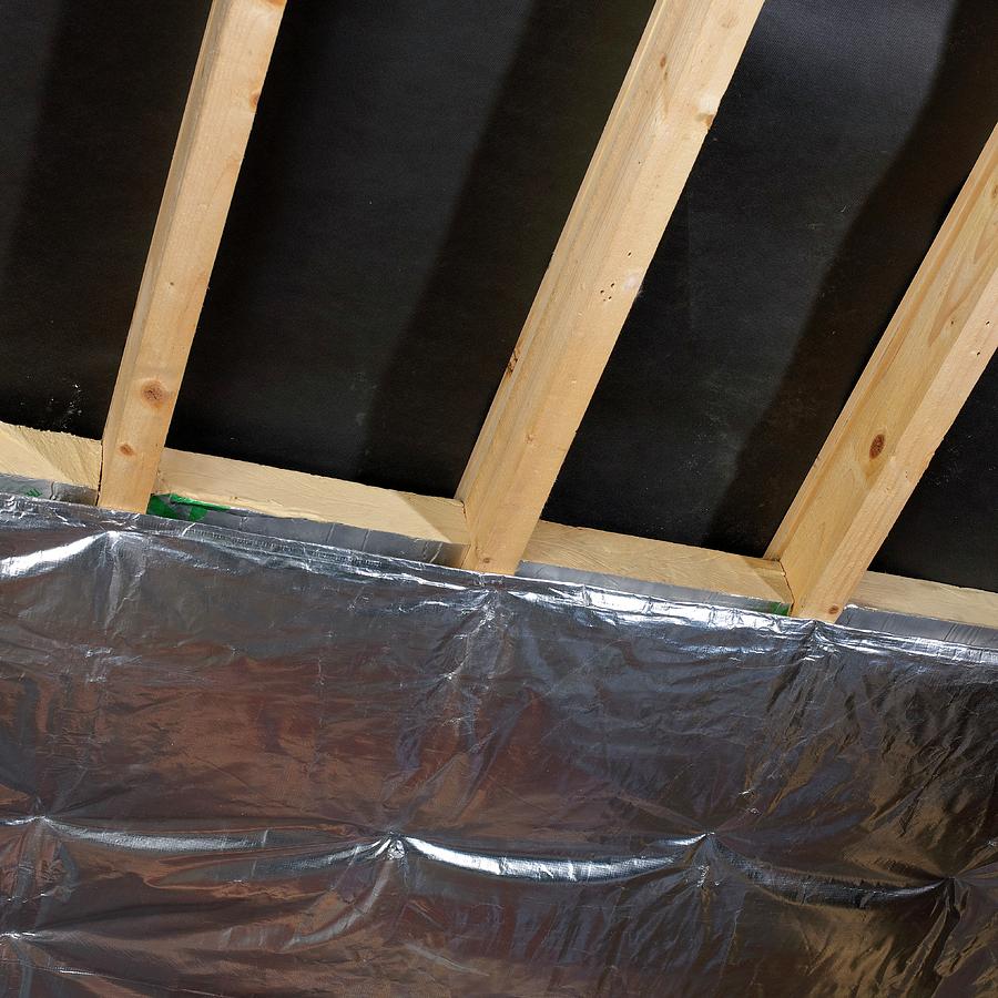 Loft Insulation Photograph by Mark Sykes/science Photo Library
