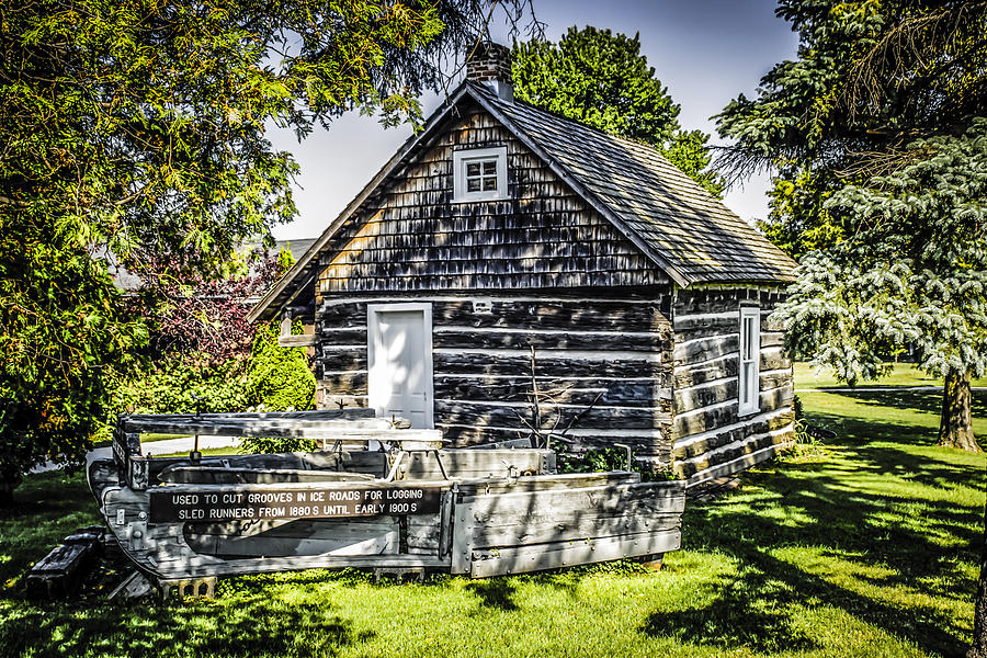 Log Cabin  Photograph by Chris Smith